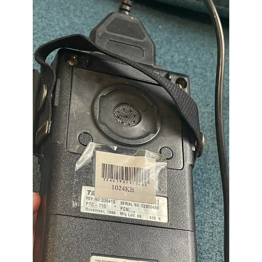 Vintage New Telxon Scanner Pen Barcode Reader Wand Power Supply PTC-710 - (asis)